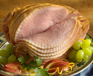 Honey Cured & Honey Glazed Spiral Sliced Smoked Ham