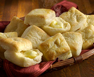 24 Layer Square Cream Cheese Biscuits