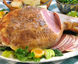 Olde World Cured Country Style Hams - Cooked Country Ham (Trimmed) 9-12 lbs.