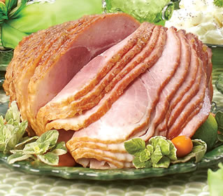 Honey Cured & Honey Glazed Spiral Sliced Smoked Ham